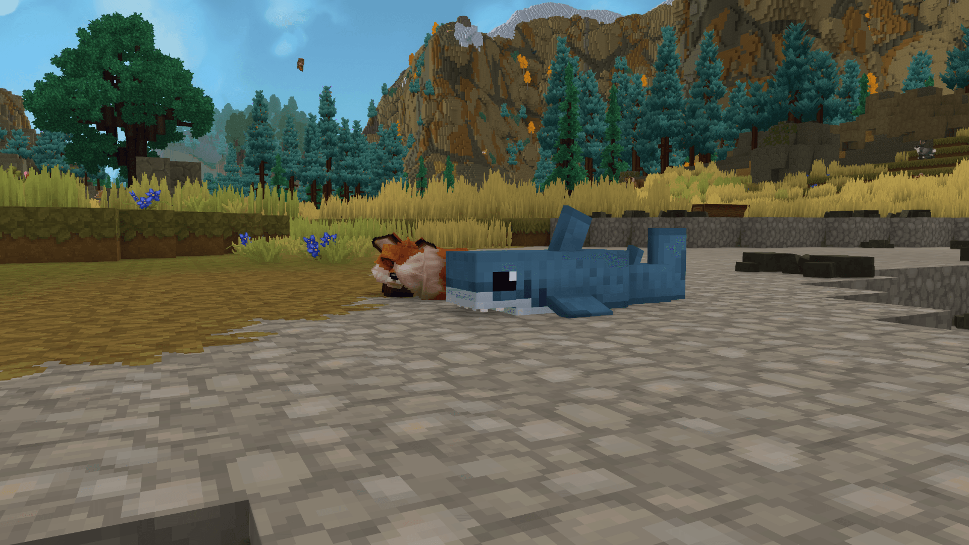 Decorating with Blahaj