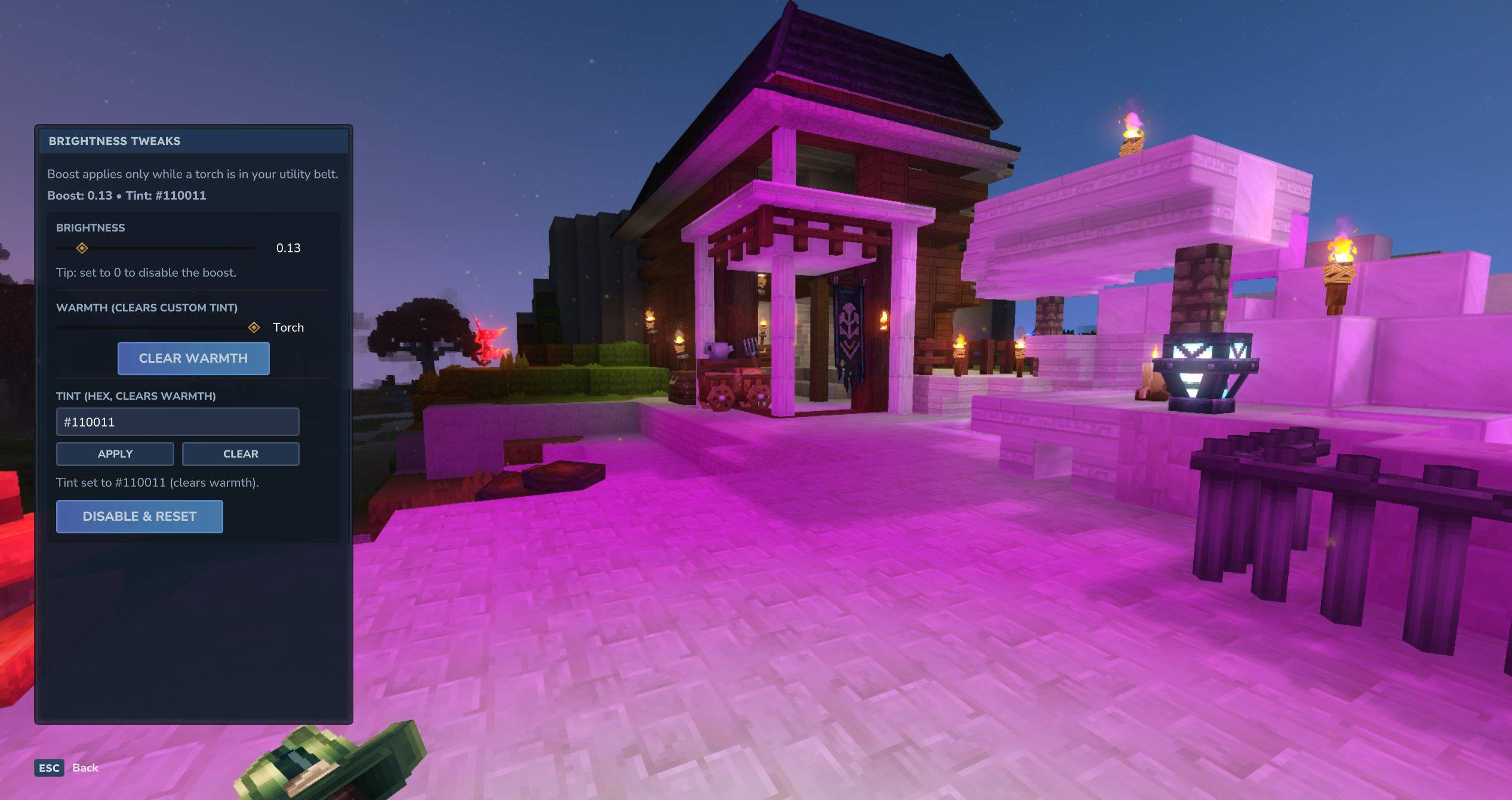 Brightness Tweaks Preview