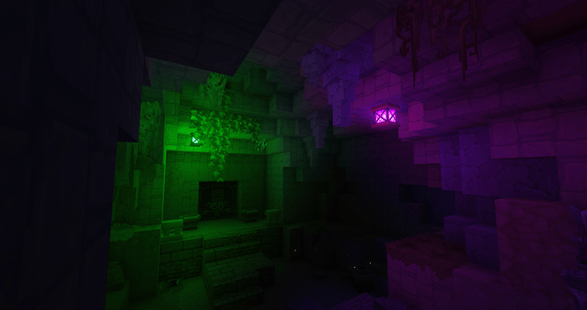 Colored Lanterns Display