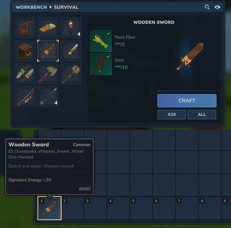 Wooden Sword Preview