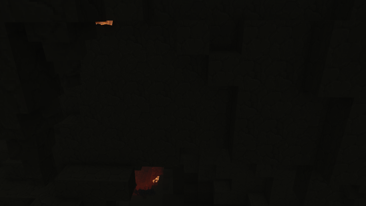 Glowing Ore in Cave