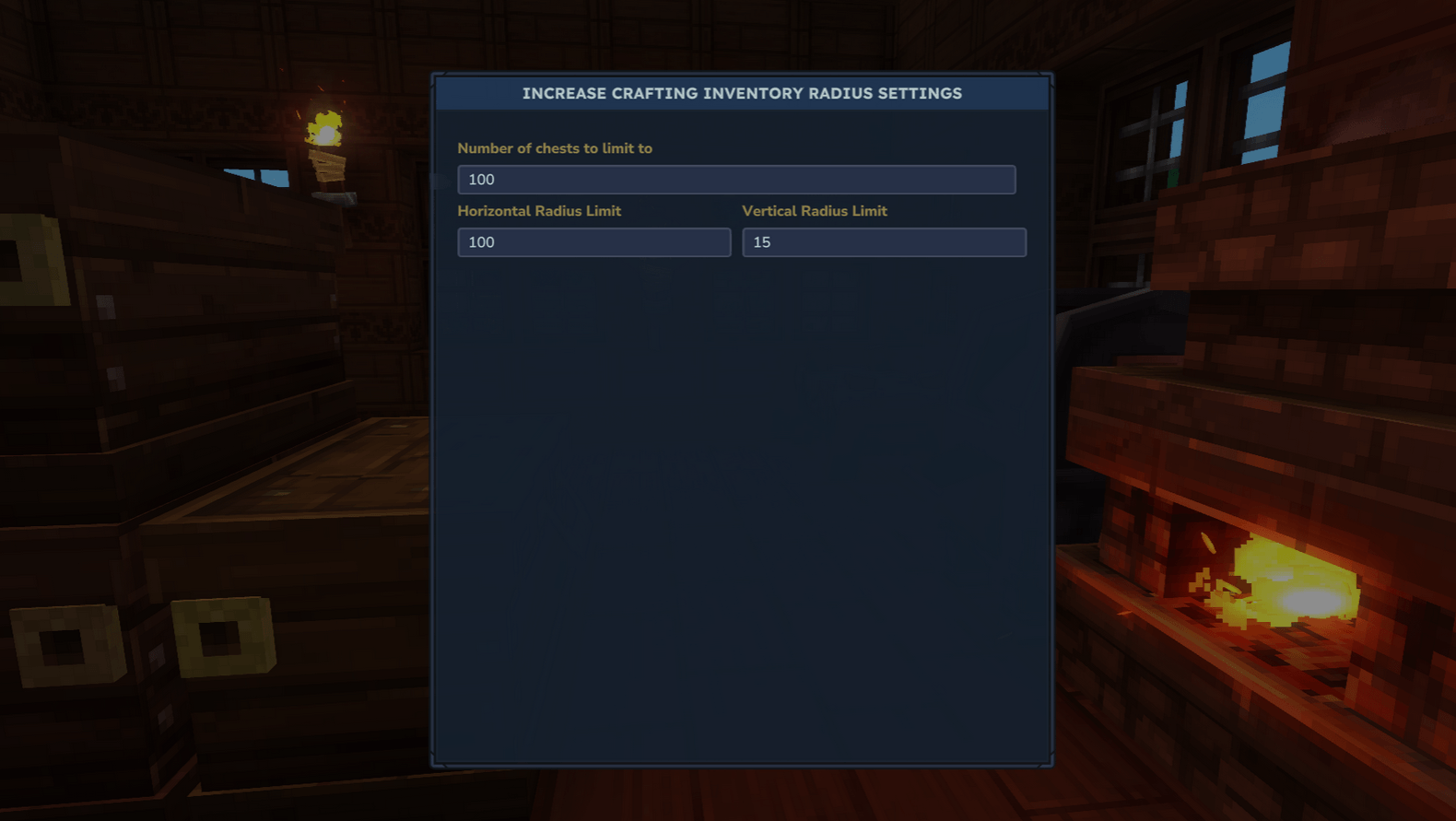 Extended Crafting Range