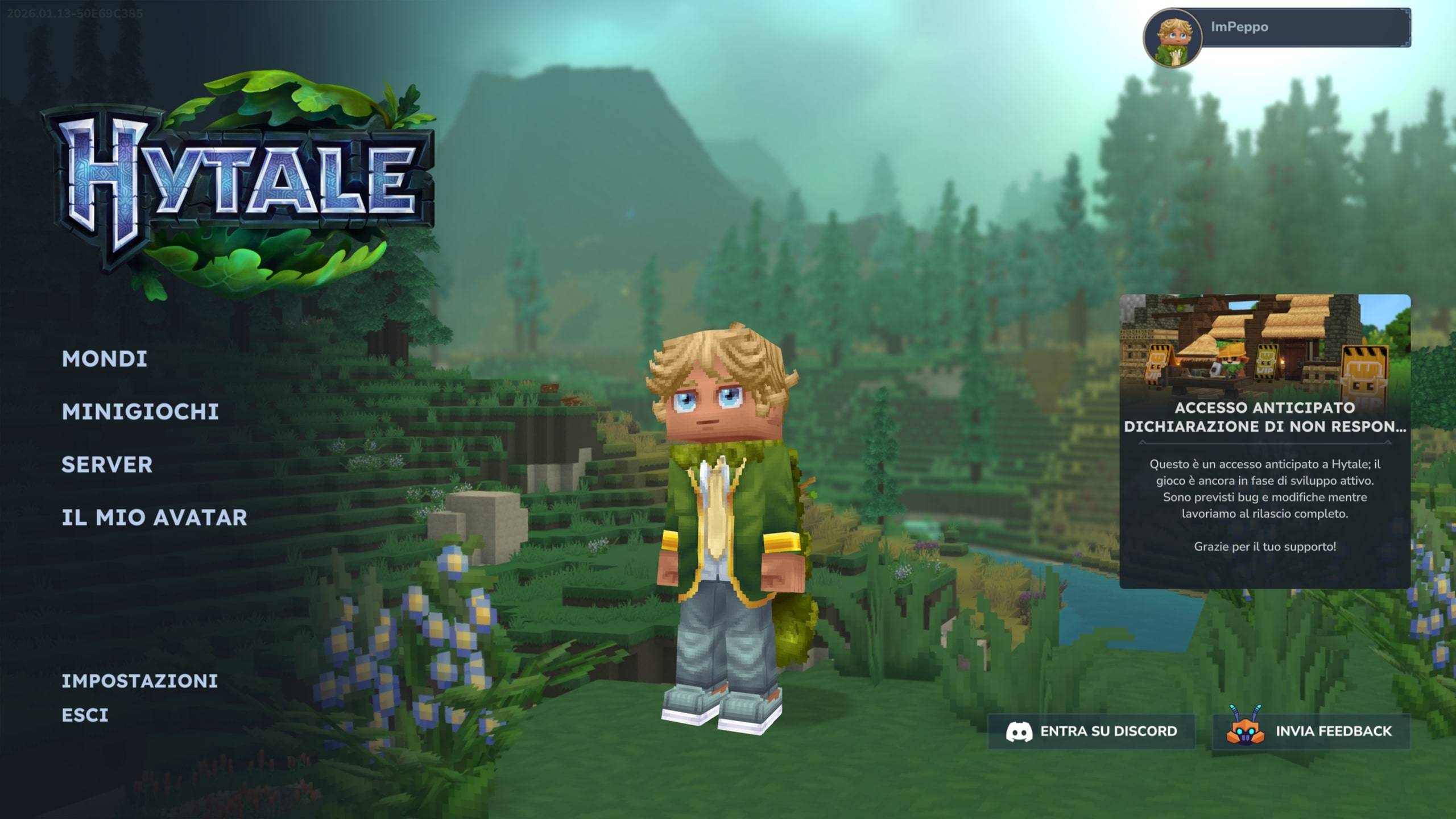 Italian translation in game