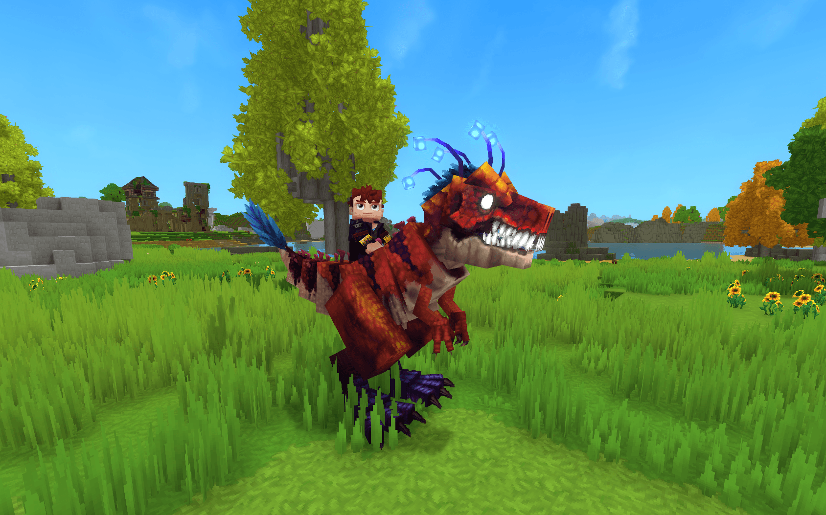 MountableTrexAndRaptor