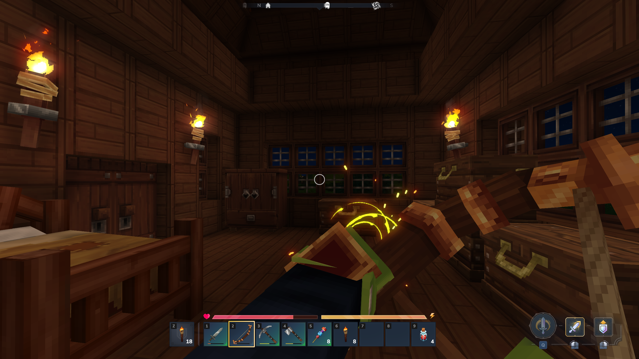 Arrow stuck in ground