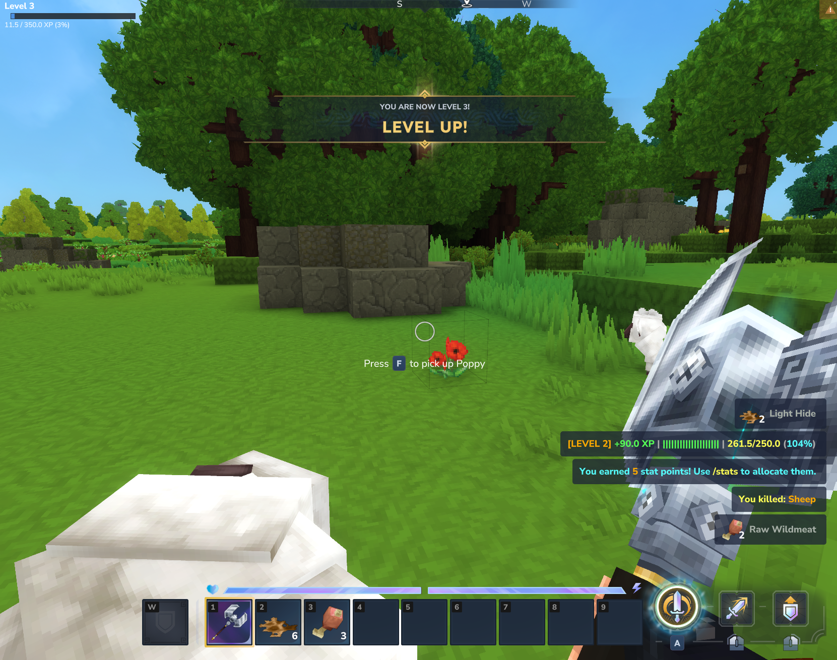 RPG Leveling GUI